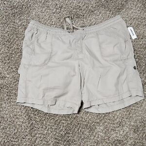 Light Gray Casual Shorts